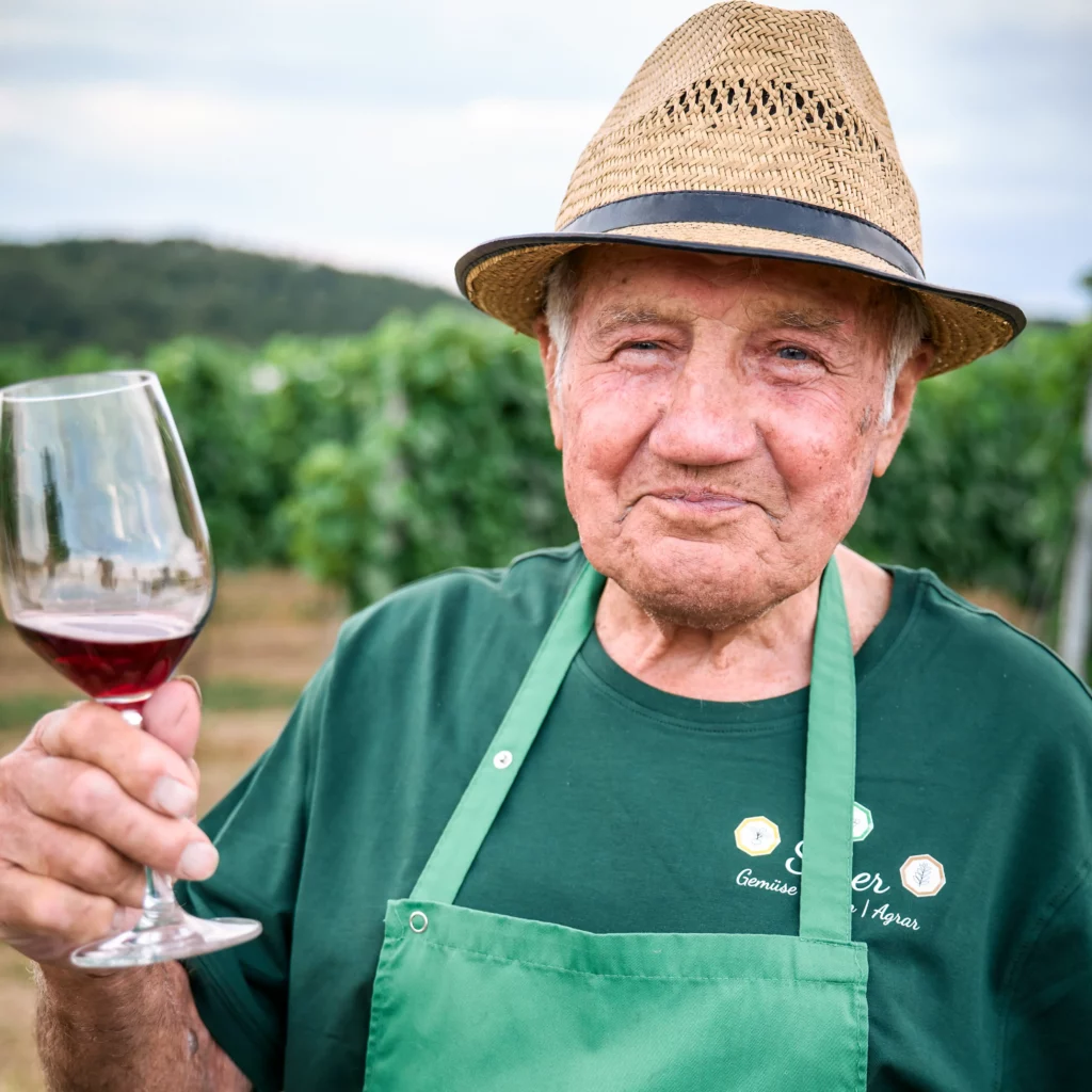 Winzer Josef Seher Seniorchef